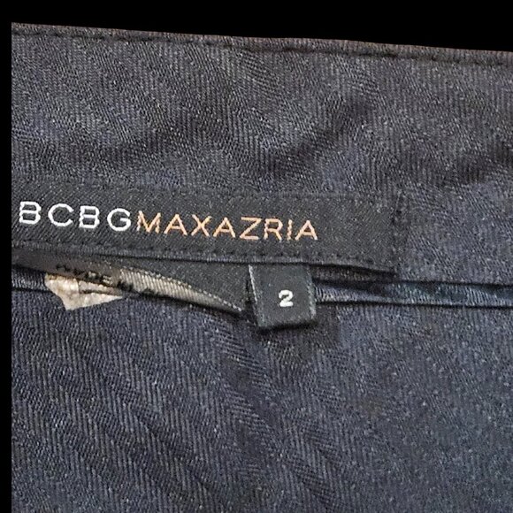 BCBG MAX AZRIA Camel Wide Leg Linen Pants | Size 2 | Luxe Casual - Picture 5 of 5